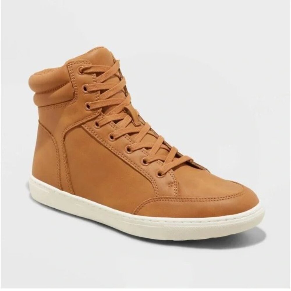Men's Travis High Top Sneaker-Brown-Goodfellow & Co.
